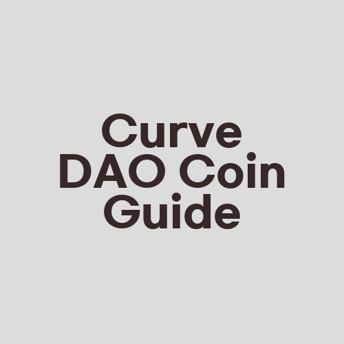 Curve DAO Coin Guide